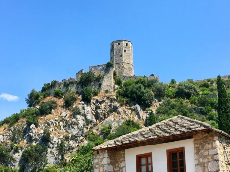 Sarajevo: One-Way Tour to Dubrovnik via Mostar - Pocitelj: Fortified Village with Panoramic Views