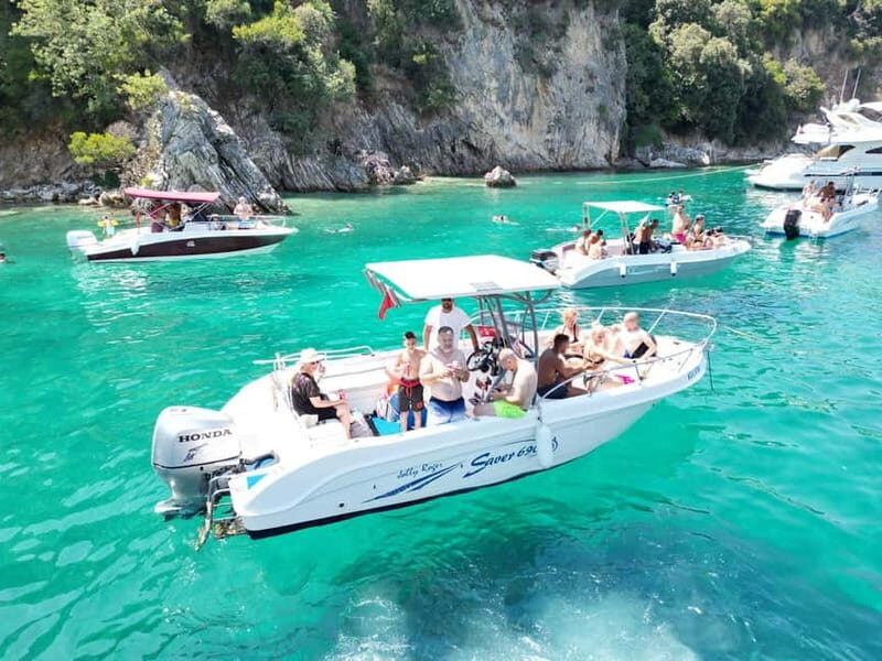 Saranda: Boat Trip to 6 Stops + Free Drink & Free Umbrellas - Practical Details: Price, Duration, and Group Size