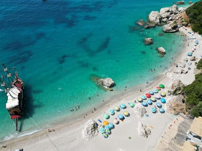 Saranda: Boat Trip to 6 Stops + Free Drink & Free Umbrellas - FAQ