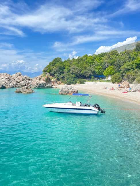 Sarandë: Cruise with Drinks, Snorkel at Shipwreck Swim Stops - Key Points