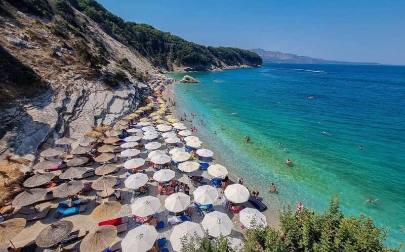 Sarande:Tour Boat Pegeon Cave, Manastir, Pulebardha, Ksamil - Key Points