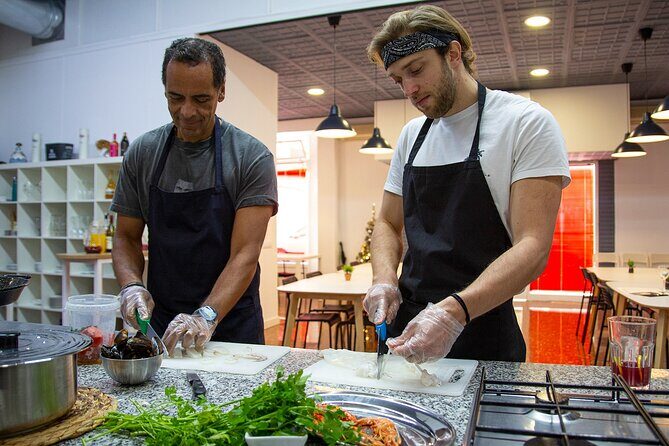 Seafood paella cooking class, tapas and visit to Ruzafa market. - The Food, Drinks, and Atmosphere