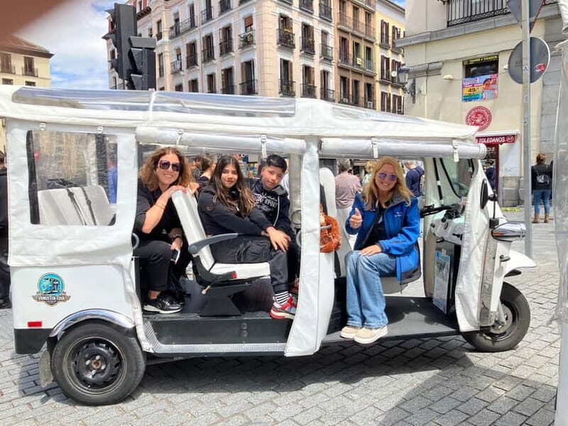 "See Madrid Differently: A Premium Private Tuk Tuk Ride" - Key Points
