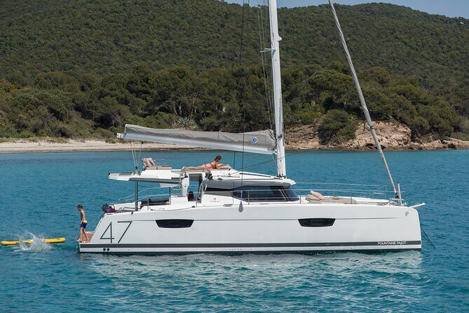 Semi-Private Brand-New Catamaran Cruise in Mykonos with Meal, Drinks & Transport - Experience Overview: What to Expect