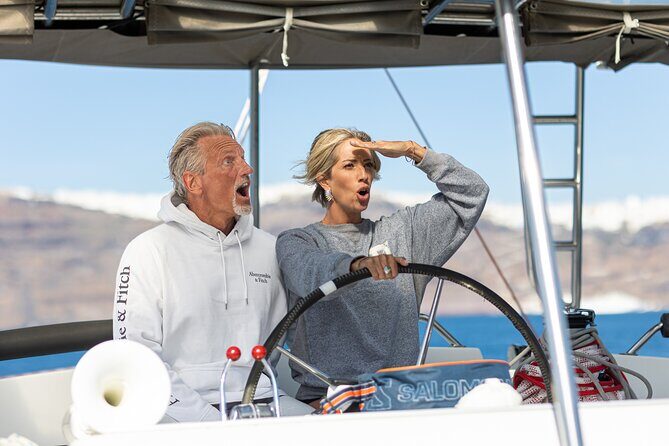 Semi Private Santorini Catamaran Tour - Sunset Magic: The Pinnacle of the Experience