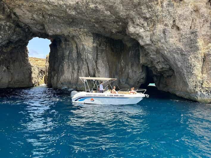 SerenityBoatChartersMalta: Bluelagoon,Comino&Gozo boat trip - Sea Caves and Cliffs