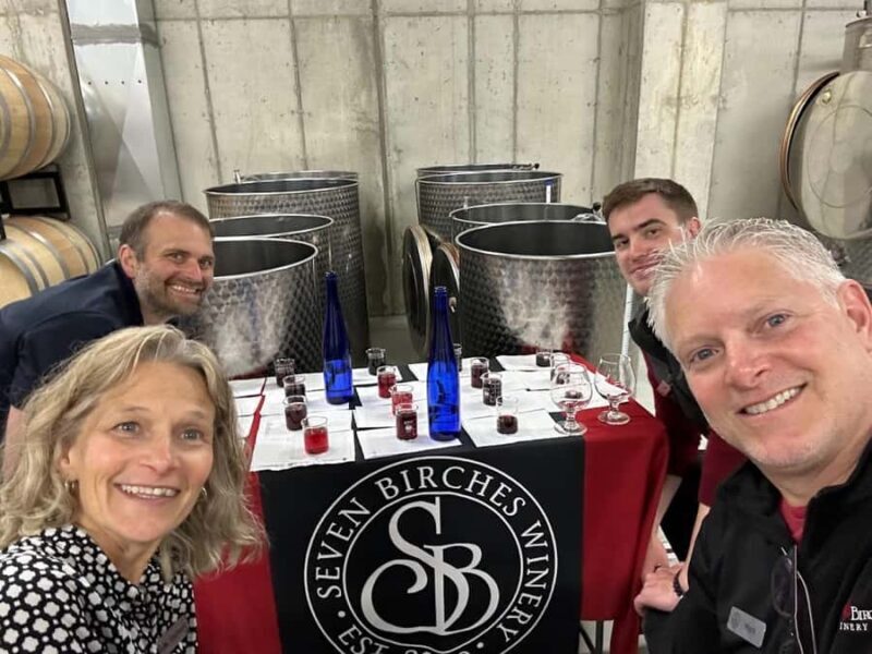 Seven Birches Winery (Lincoln, NH) Founder's Wine Tasting - The Setting and Atmosphere