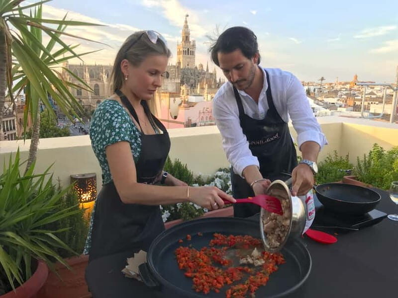 Seville: Private Paella Cooking Class with Cathedral Views - Practical Tips and Considerations