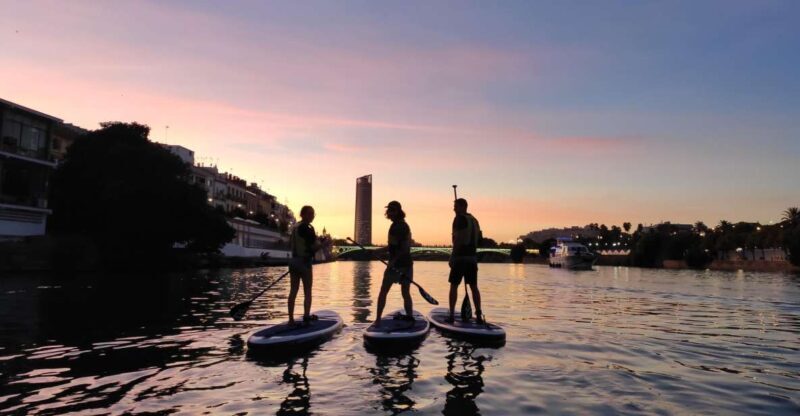 Seville: Sunset and Evening Paddle Boarding Tour - Key Points