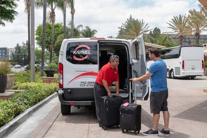 Shared ride Arrival Transfer John Wayne airport to Anaheim hotels - The Sum Up