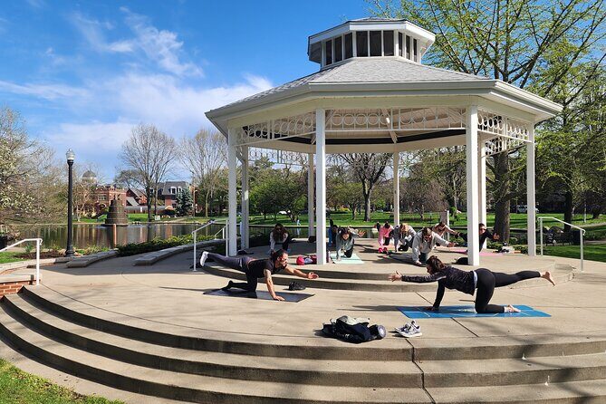 Shared Yoga and Coffee Experience On The Trolley Pub - Key Points
