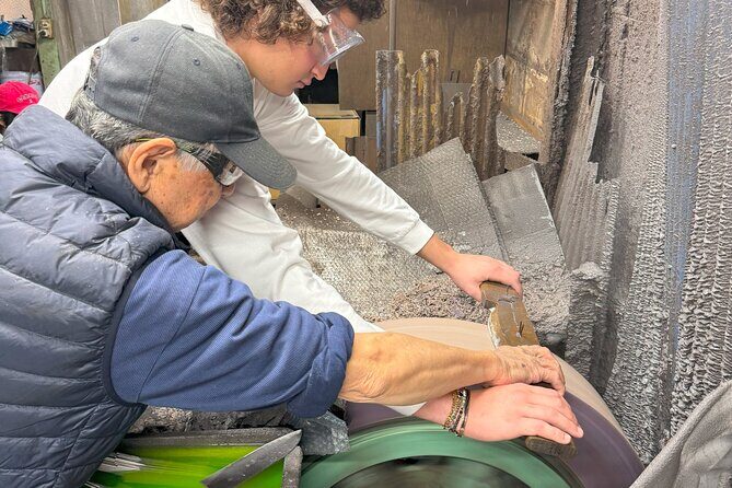 Sharpening your Knife at A Sharpener's Factory in Osaka - Key Points