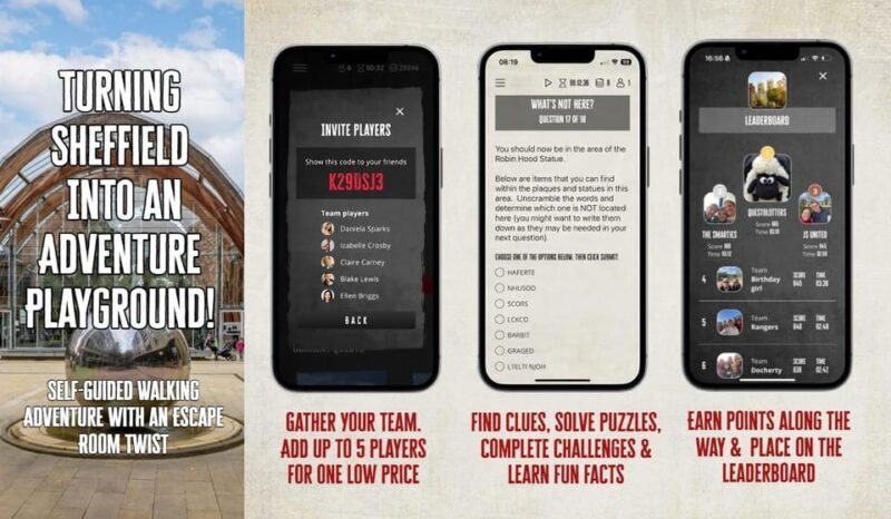 Sheffield: City Walking Tour and Exploration Game - Key Points