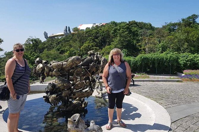 Shore Excursion GOLDEN BRIDGE,MARBLE MOUTAIN,LADY BUDDHA-Chan May or Tien saPort - The Sum Up