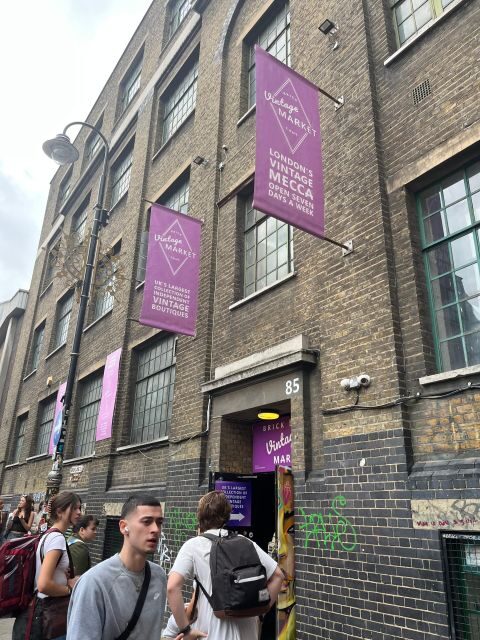 Shoreditch, East End Street Art tour best graffiti and art. - Visiting the Gilbert & George Gallery & Vintage Market