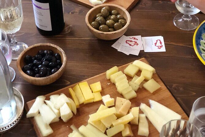Sicilian Wines and cheeses Tasting in Palermo - Authentic, Personal, and Educational