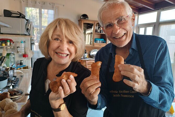 Sicily Cannoli and Almond Biscuits Cooking Class - Key Points