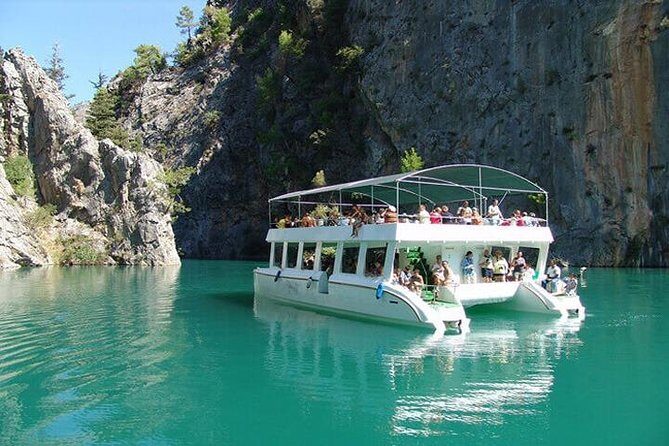 Side-Alanya: 5-Hour BoatTour inGreen Canyon with Lunch SoftDrinks - The Itinerary in Detail