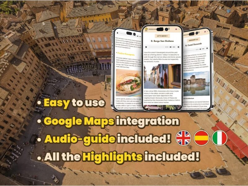 Siena: Digital Guide made with a Local for your Tour - Practical Considerations