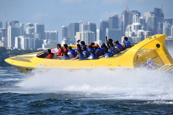 Sightseeing Speed Boat Thrill Ride with Miami Watersports - Key Points