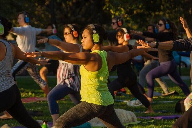 Silent Disco Style Yoga Class in Lake Merritt Pergola - What to Expect During the Experience