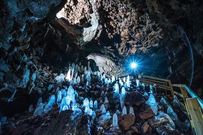 Silver Circle Tour: Lava Cave and Waterfalls Small-Group Day Tour - Key Points