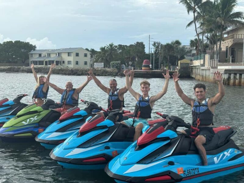 Six Fins Key West: 1-Hour Freestyle Jet Ski Ride - The Sandbar Stop and Relaxation