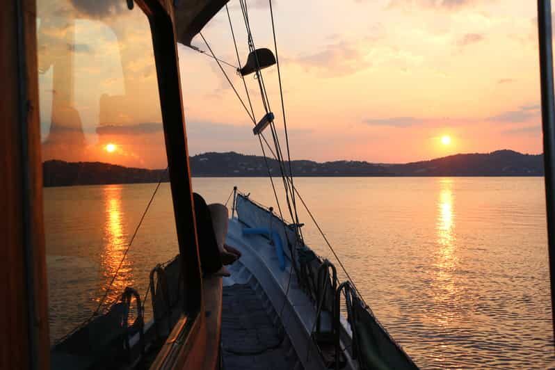 Skiathos: Boat Cruise with Dinner & Sunset Viewing - Key Points