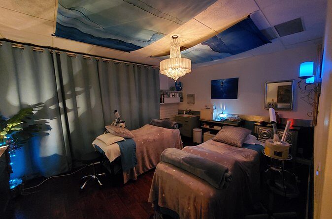 Skin Glo Package w/microderm/LED- For 2 with Appetizers and Wine - Who Will Love This?