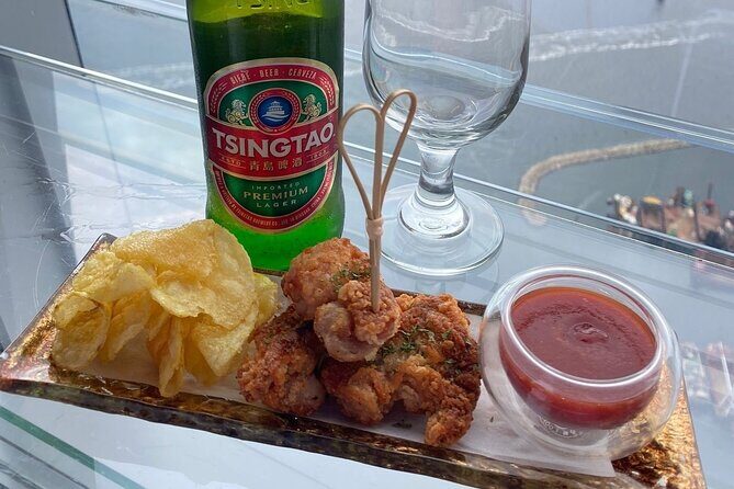sky100 Ticket includes Fried Chicken Bites & Beer at Cafe100 - Authentic Experiences and Hidden Gems
