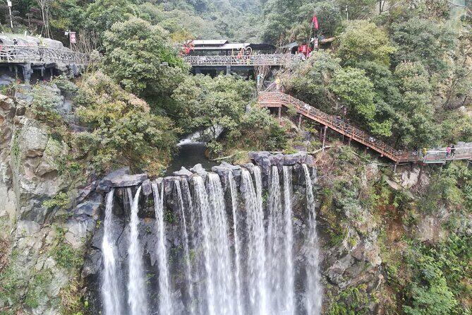 Skywalk Glass Bridge Waterfall Mountain Ancient Cave Private Tour - The Experience: From Mountains to Caves, and Skywalks