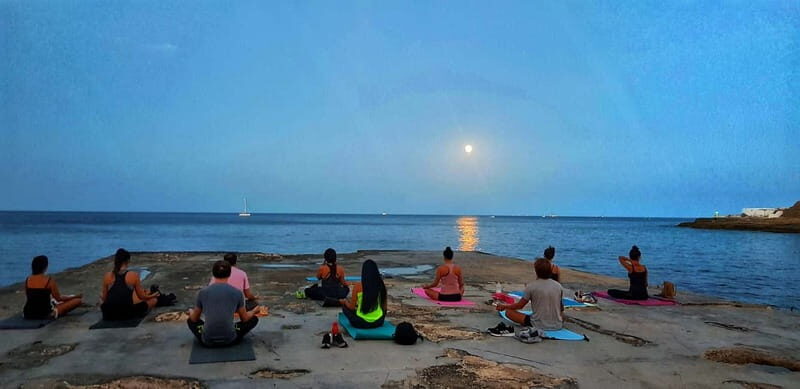Sliema: Beach Yoga Class - The Itinerary and Setting