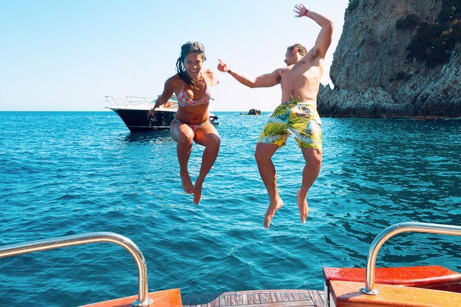 Small Group Boat Day Excursion to Capri Island from Sorrento - Disembarking for Free Time on the Island