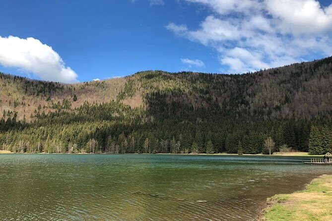 Small-group day trip to the unique volcanic lake in Eastern Europe - The Walk to Bat Caves and the Bird Cemetery