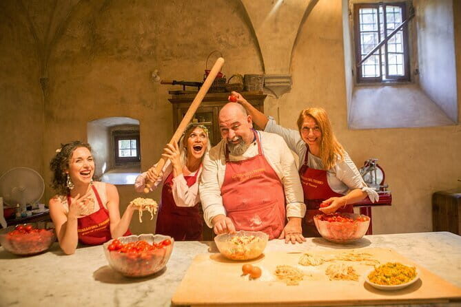 Small Group Pasta Making Class Wine Tasting in a Tuscan Castle - Small Group Pasta Making Class and Wine Tasting in a Tuscan Castle