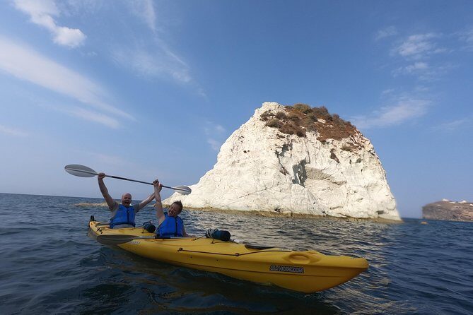 Small-Group Santorini Sea Caves Kayak Trip with Snorkeling & Picnic - FAQs