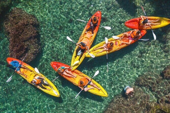 Small groups Kayak tour from Sorrento to Bagni Regina Giovanna - The Itinerary in Detail