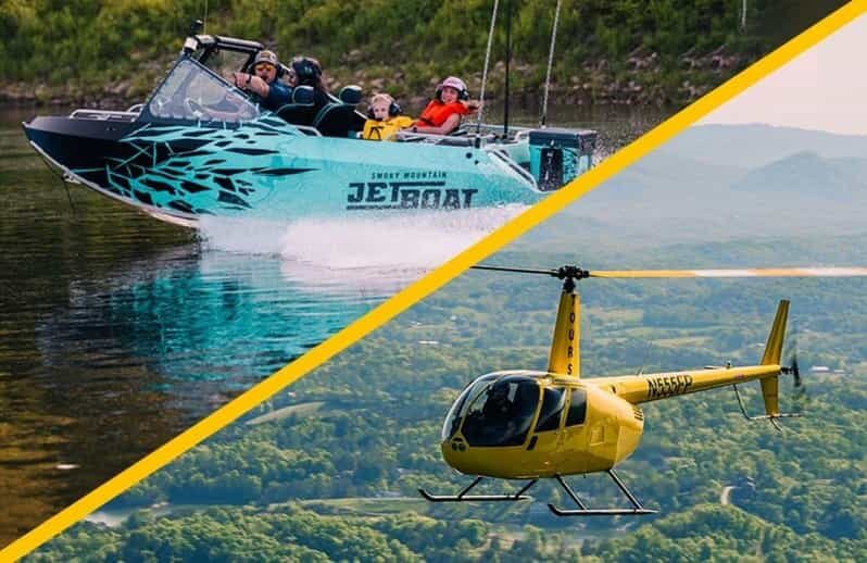 Smoky Mountain Thrilling Helicopter and Jet Boat Tour - The Itinerary in Detail