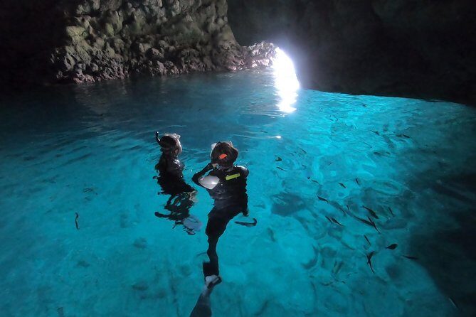 Snorkeling in the Blue Cave areaOkinawa Prefecture: Free feeding & photo images!English and Chinese speaking guide available! - Authentic Experiences and Honest Feedback from Reviewers