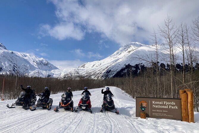 Snowmobile and Snowshoe Dual Adventure in Kenai Fjords NP - Key Points