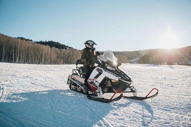 Snowmobile Riding Adventure in Golden Town - Key Points