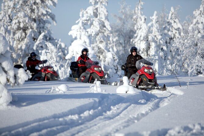 Snowmobile Safari 2h - The Route and Scenery in Detail
