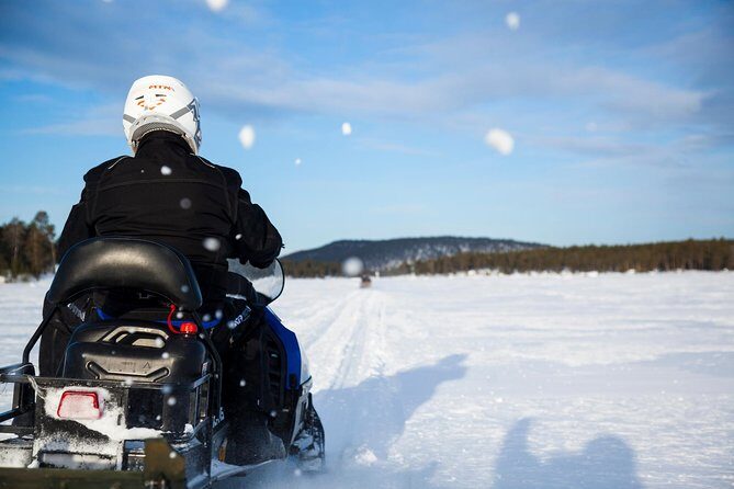 Snowmobile Safari to Lake Inari, meet & feed Reindeers, Lunch - Key Points