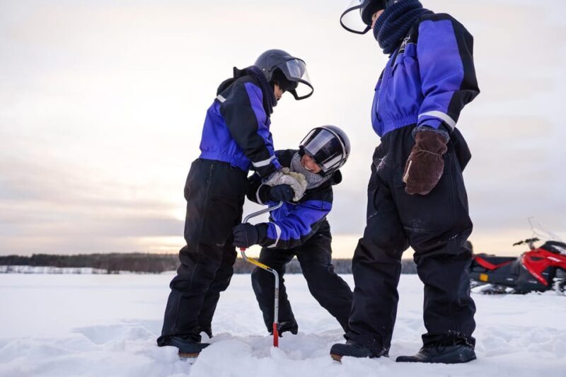 Snowmobile Safari with Ice Fishing Experience - Key Points