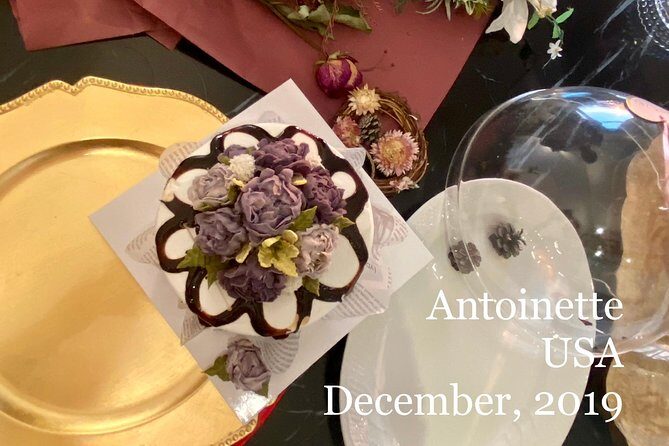 Soy-cream Flower Cake, Authentically Korean! (vegan solution /bean cream) - Value for Money