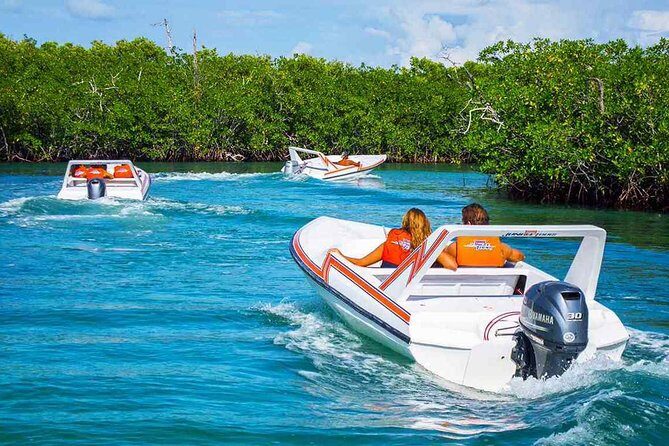 Speed boat aventure and snorkel - Key Points