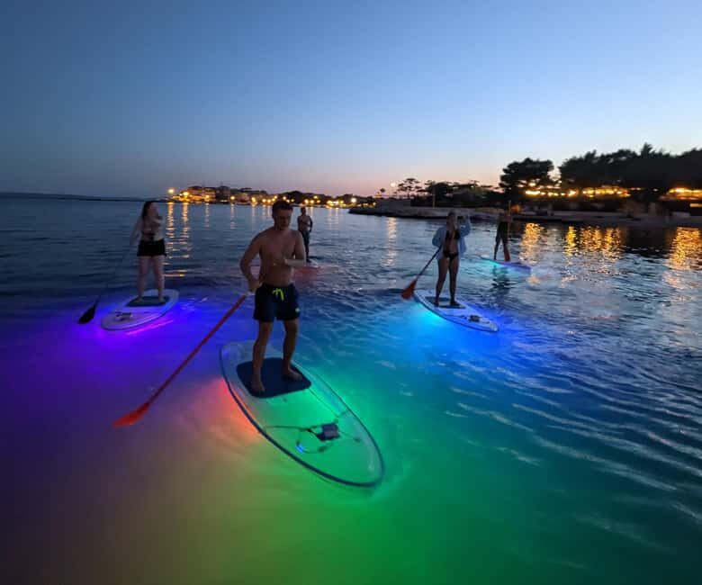 Split: Transparent SUP night Glow tour - Key Points