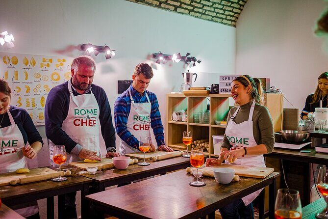 Spritz & Spaghetti: Tipsy Cooking Class in Rome - Authenticity and Reviews: What Travelers Say
