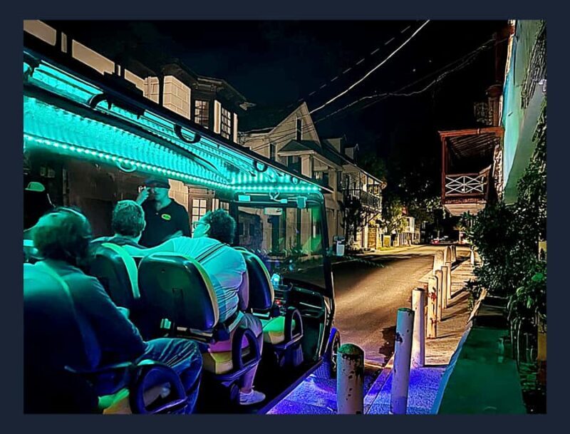 St.Augustine Ghost Tour on Premium Golf Cart with PiCk Up - Key Points