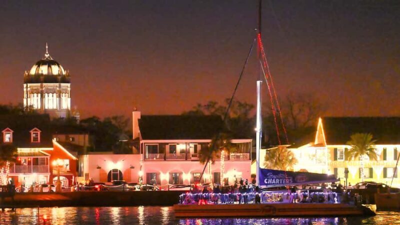 St. Augustine: Nights of Lights Cruise with Music and Drinks - Key Points